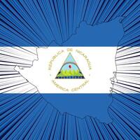 nicaragua onafhankelijkheidsdag kaartontwerp vector