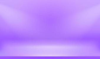 violet interieur met felle lampen. vector 3d illustratie