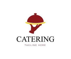 logo-ontwerp voor cateringdiensten. ontwerp van het restaurantlogo. vector