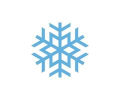 sneeuwvlok logo ontwerp vector pictogram vector - illustratie van ornament, seizoen.