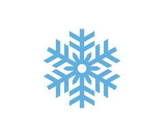 sneeuwvlok logo ontwerp vector icon