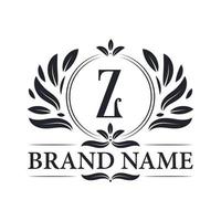 vintage luxe gouden z brief logo ontwerp. vector