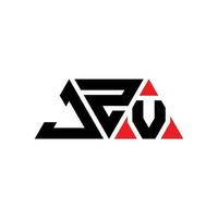 jzv driehoek brief logo ontwerp met driehoekige vorm. jzv driehoek logo ontwerp monogram. jzv driehoek vector logo sjabloon met rode kleur. jzv driehoekig logo eenvoudig, elegant en luxueus logo. jzv