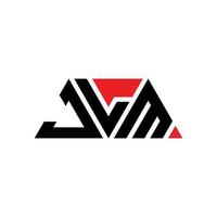 jlm driehoek brief logo ontwerp met driehoekige vorm. jlm driehoek logo ontwerp monogram. jlm driehoek vector logo sjabloon met rode kleur. jlm driehoekig logo eenvoudig, elegant en luxueus logo. jlm