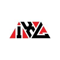 ixl driehoek letter logo ontwerp met driehoekige vorm. ixl driehoek logo ontwerp monogram. ixl driehoek vector logo sjabloon met rode kleur. ixl driehoekig logo eenvoudig, elegant en luxueus logo. ixl