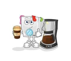 wasmachine vector cartoon