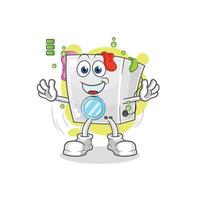 wasmachine cartoon mascotte vector