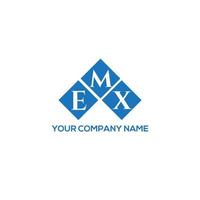 emx brief logo ontwerp op witte achtergrond. emx creatieve initialen brief logo concept. emx brief ontwerp. vector