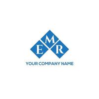 emr brief logo ontwerp op witte achtergrond. emr creatieve initialen brief logo concept. emr brief ontwerp. vector