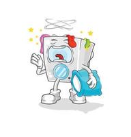 wasmachine vector cartoon