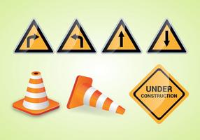 Gratis Traffic Cone Vector