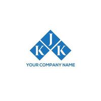 kjk brief logo ontwerp op witte achtergrond. kjk creatieve initialen brief logo concept. kjk brief ontwerp. vector