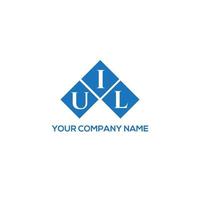 uil brief logo ontwerp op witte achtergrond. uil creatieve initialen brief logo concept. uil brief ontwerp. vector