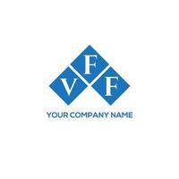 vff brief logo ontwerp op witte achtergrond. vff creatieve initialen brief logo concept. vff brief ontwerp. vector