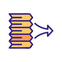 frameloze airconditioning filter pictogram vector overzicht illustratie