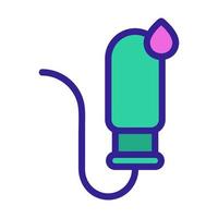 tampon voor vrouwen pictogram vector. geïsoleerde contour symbool illustratie vector