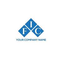 fic brief logo ontwerp op witte achtergrond. fic creatieve initialen brief logo concept. fic brief ontwerp. vector