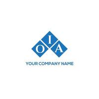 oia creatieve initialen brief logo concept. oia brief design.oia brief logo ontwerp op witte achtergrond. oia creatieve initialen brief logo concept. oia brief ontwerp. vector