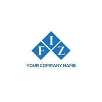 fiz brief logo ontwerp op witte achtergrond. fiz creatieve initialen brief logo concept. fiz brief ontwerp. vector