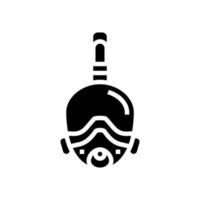 duikbril glyph pictogram vector illustratie teken