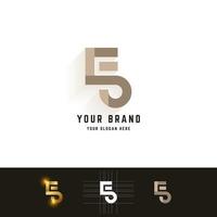 letter eb of fo monogram logo met rastermethode ontwerp vector