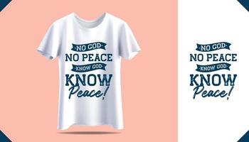 nieuw t-shirt printontwerp voor heren. heren wit t-shirt mockup. vooraanzicht. motivatie quotes vector