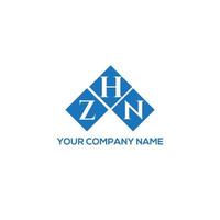 zh brief logo ontwerp op witte achtergrond. zhn creatieve initialen brief logo concept. zhn brief ontwerp. vector