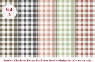 geruite lijnen patroon, geruit patroon, argyle vector, tartan patroon in retro stijl vector