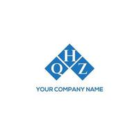 Qhz brief logo ontwerp op witte achtergrond. qhz creatieve initialen brief logo concept. qhz brief ontwerp. vector
