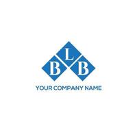 blb creatieve initialen brief logo concept. blb brief design.blb brief logo ontwerp op witte achtergrond. blb creatieve initialen brief logo concept. blb brief ontwerp. vector