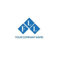 FL brief logo ontwerp op witte achtergrond. fll creatieve initialen brief logo concept. fl brief ontwerp. vector