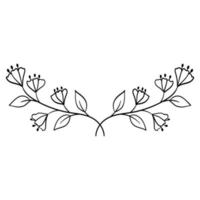 botanisch ornament van bladeren, bloemen, patronen voor decoratie vector