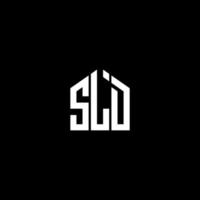 SLD brief logo ontwerp op zwarte achtergrond. sld creatieve initialen brief logo concept. sld brief design.sld brief logo ontwerp op zwarte achtergrond. s vector