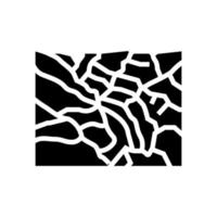 grand canyon glyph pictogram vectorillustratie vector