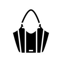 eco tas glyph pictogram vectorillustratie vector