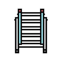 ladder apparatuur kleur pictogram vectorillustratie vector