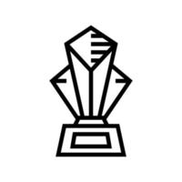 award kampioenschap lijn pictogram vectorillustratie vector