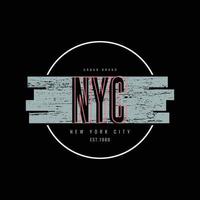 New York City illustratie typografie vector t-shirt ontwerp