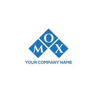 mox brief logo ontwerp op witte achtergrond. mox creatieve initialen brief logo concept. mox brief ontwerp. vector