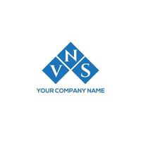 vns brief logo ontwerp op witte achtergrond. vns creatieve initialen brief logo concept. vns brief ontwerp. vector