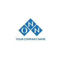 onn brief logo ontwerp op witte achtergrond. onn creatieve initialen brief logo concept. onn brief ontwerp. vector