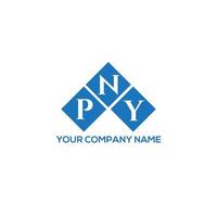 pny creatieve initialen brief logo concept. pny brief design.pny brief logo ontwerp op witte achtergrond. pny creatieve initialen brief logo concept. pny brief ontwerp. vector