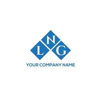 LNG brief logo ontwerp op witte achtergrond. lng creatieve initialen brief logo concept. lng brief ontwerp. vector