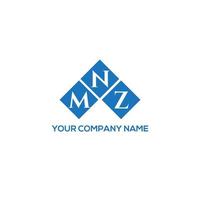 mz brief logo ontwerp op witte achtergrond. mnz creatieve initialen brief logo concept. mnz brief ontwerp. vector