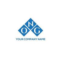 ong brief logo ontwerp op witte achtergrond. ong creatieve initialen brief logo concept. ong brief ontwerp. vector