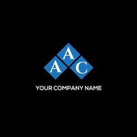 aac creatieve initialen brief logo concept. aac brief design.aac brief logo ontwerp op zwarte achtergrond. aac creatieve initialen brief logo concept. aac brief ontwerp. vector