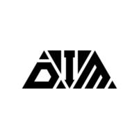 dim driehoek brief logo ontwerp met driehoekige vorm. dim driehoek logo ontwerp monogram. dim driehoek vector logo sjabloon met rode kleur. zwak driehoekig logo eenvoudig, elegant en luxueus logo. dimmen