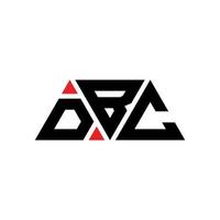 dbc driehoek brief logo ontwerp met driehoekige vorm. dbc driehoek logo ontwerp monogram. dbc driehoek vector logo sjabloon met rode kleur. dbc driehoekig logo eenvoudig, elegant en luxueus logo. dbc
