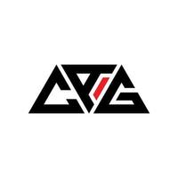 cag driehoek brief logo ontwerp met driehoekige vorm. cag driehoek logo ontwerp monogram. cag driehoek vector logo sjabloon met rode kleur. cag driehoekig logo eenvoudig, elegant en luxueus logo. cag