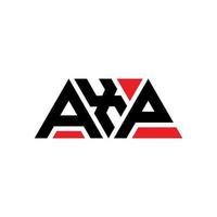 axp driehoek brief logo ontwerp met driehoekige vorm. AXP driehoek logo ontwerp monogram. axp driehoek vector logo sjabloon met rode kleur. axp driehoekig logo eenvoudig, elegant en luxueus logo. axp
